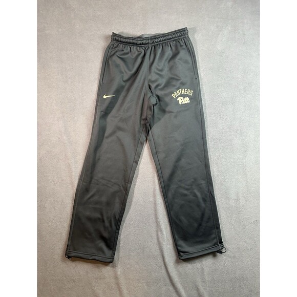 Nike Pitt Panters Sweatpants Mens Medium Gray Pockets Therma Fit NCAA Football - Picture 1 of 5